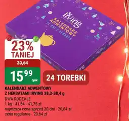 bi1 Kalendarz Adwentowy z herbata Irving oferta