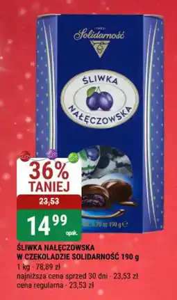 bi1 Śliwka Nałęczowska w czekoladzie Solidarność oferta