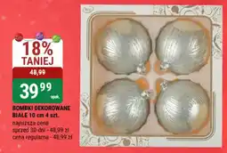 bi1 Bombki Dekorowane Białe oferta
