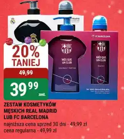 bi1 Zestaw kosmetyków męskich Real Madrid lub FC Barcelona oferta