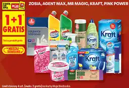 Biedronka Produkty marek Zosia, Agent Max, Mr Magic, Kraft, Pink Power oferta