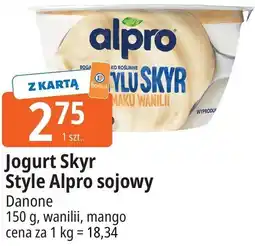 E.Leclerc Jogurt Skyr Style Alpro sojowy Danone oferta