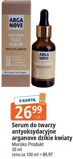 E.Leclerc Serum do twarzy antyoksydacyjne arganove dzikie kwiaty Maroko Produkt oferta