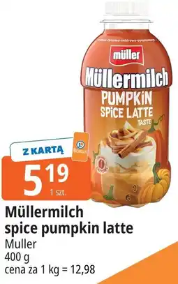 E.Leclerc Müllermilch spice pumpkin latte Muller oferta