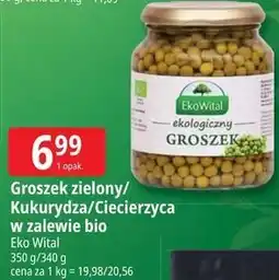 E.Leclerc Groszek zielony / Kukurydza / Ciecierzyca w zalewie bio Eko Wital oferta