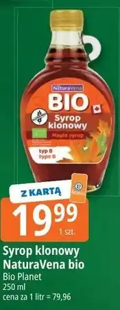 E.Leclerc Syrop klonowy NaturaVena bio Bio Planet oferta