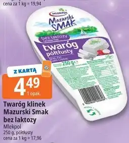 E.Leclerc Twaróg klinek Mazurski Smak bez laktozy Mlekpol oferta