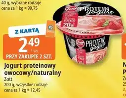 E.Leclerc Jogurt proteinowy Zott Protein owocowy/naturalny oferta