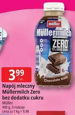 E.Leclerc Napój mleczny Müllermilch Zero bez dodatku cukru Müller oferta