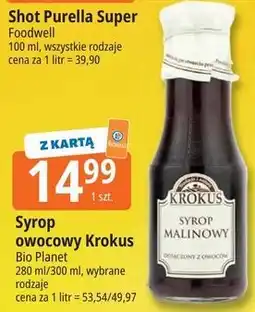 E.Leclerc Syrop owocowy Krokus Bio Planet oferta