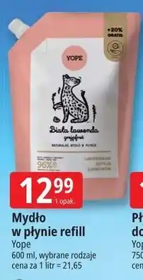 E.Leclerc Mydło w płynie refill Yope oferta