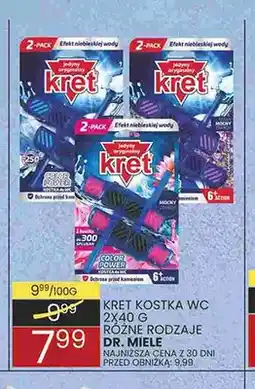 Wafelek Kostka WC Kret 2-pak oferta