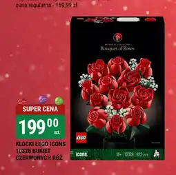 bi1 Klocki LEGO Icons 10328 Bukiet czerwonych róż oferta