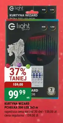 bi1 Kurtyna Wizard pchełka 300 LED 3x3 m E-Light oferta