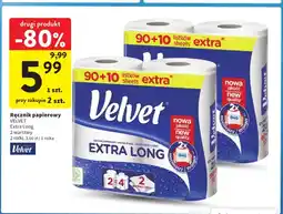 Intermarche Ręcznik papierowy Velvet Extra Long 2 warstwy 2-pak oferta