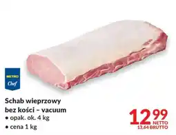 Makro Schab wieprzowy bez kości - vacuum oferta