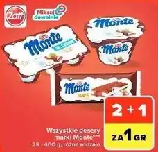Carrefour Market Wszystkie desery marki Monte Zott oferta