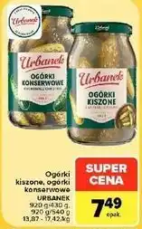 Carrefour Market Ogórki kiszone, ogórki konserwowe Urbanek oferta