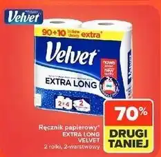 Carrefour Market Ręcznik papierowy Extra Long Velvet oferta