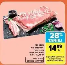 Carrefour Market Boczek wieprzowy bez kości oferta