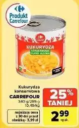 Carrefour Market Kukurydza konserwowa Carrefour oferta