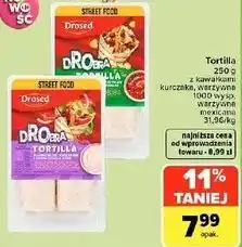Carrefour Market Tortilla z kawałkami kurczaka Drosed oferta