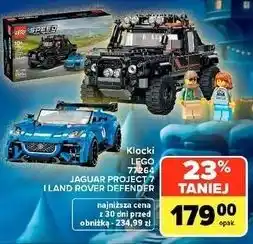 Carrefour Market Klocki LEGO 77264 Jaguar Project 7 i Land Rover Defender oferta