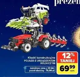 Carrefour Market Klocki konstrukcyjne POJAZD Z URZĄDZENIEM ROLNICZYM oferta