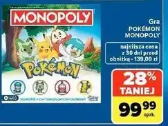 Carrefour Market Gra planszowa MONOPOLY Pokémon oferta