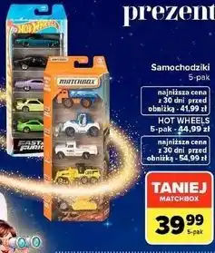 Carrefour Market Samochodziki Matchbox 5-pak oferta