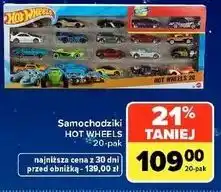 Carrefour Market Samochodziki Hot Wheels 20-pak oferta