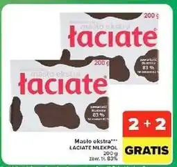 Carrefour Market Masło ekstra Łaciate Mlekpol oferta