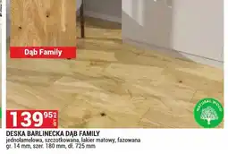 Merkury Market Deska barlinecka Dąb Family jednolamelowa Barlinek oferta