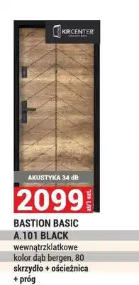 Merkury Market Drzwi wewnątrzklatkowe Bastion Basic A.101 Black KRCenter oferta