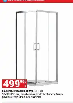 Merkury Market Kabina kwadratowa Point oferta