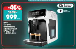 Biedronka Ekspres ciśnieniowy automatyczny EP2223/40 biały Philips oferta