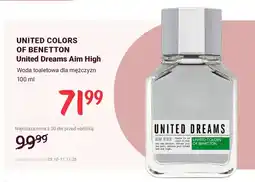Rossmann Woda toaletowa dla mężczyzn United Colors of Benetton United Dreams Aim High oferta