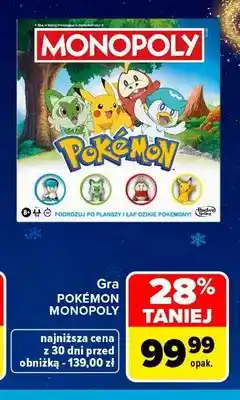 Carrefour Gra Pokémon Monopoly oferta