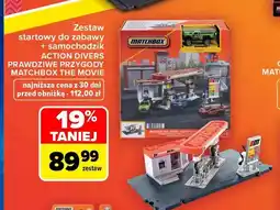 Carrefour Zestaw startowy do zabawy + samochodzik Action Divers Prawdziwe Przygody Matchbox The Movie oferta