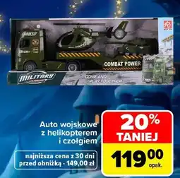 Carrefour Auto wojskowe z helikopterem i czołgiem oferta