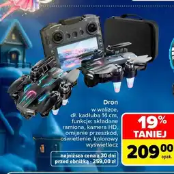 Carrefour Dron w walizce dł. kadłuba 14 cm oferta