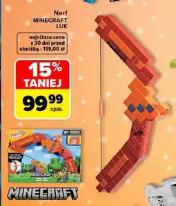 Carrefour Łuk Nerf Minecraft oferta