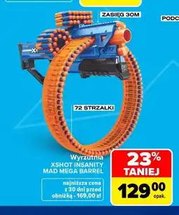 Carrefour Wyrzutnia XShot Insanity Mad Mega Barrel oferta