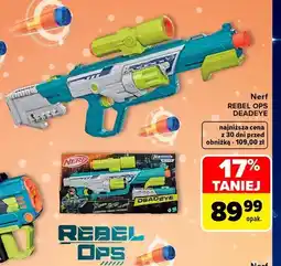 Carrefour Wyrzutnia Nerf Rebel Ops Deadeye oferta