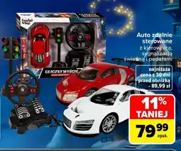 Carrefour Auto zdalnie sterowane z kierownicą sygnalizacją świetlną i pedałami Funny Toys for Boys oferta
