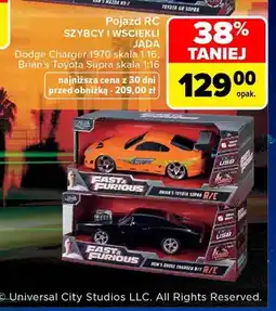 Carrefour Pojazd RC Szybcy i Wściekli Dodge Charger 1970 skala 1:16 Jada oferta