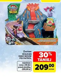 Carrefour Zestaw Wulkan Dino Movie Psi Patrol oferta