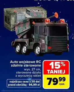 Carrefour Auto wojskowe RC zdalnie sterowane oferta