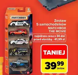 Carrefour Zestaw samochodzików Matchbox The Movie 5-pak oferta