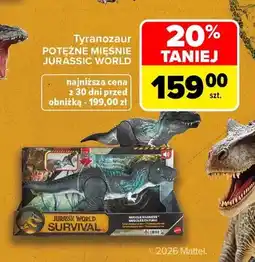 Carrefour Tyranozaur Potężne Mięśnie Jurassic World oferta